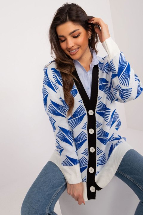 Sweter Damski Model BA-SW-12035.09 Cobalt - Badu Badu Sweter Damski Model BA-SW-12035.09 Cobalt - Badu Badu