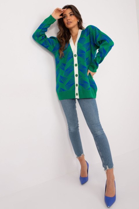 Sweter Damski Model BA-SW-12035.09 Green - Badu Badu Sweter Damski Model BA-SW-12035.09 Green - Badu Badu