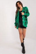 Sweter Damski Model BA-SW-12038.20 Black/Green - Badu Badu Sweter Damski Model BA-SW-12038.20 Black/Green - Badu Badu