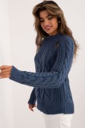Sweter Damski Model BA-SW-1560.19 Dark Blue - Badu Badu Sweter Damski Model BA-SW-1560.19 Dark Blue - Badu Badu