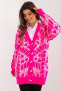 Sweter Damski Model BA-SW-2040.78 Fluo Pink - Badu Badu Sweter Damski Model BA-SW-2040.78 Fluo Pink - Badu Badu