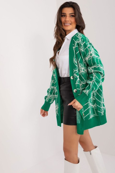 Sweter Damski Model BA-SW-2040.78 Green - Badu Badu Sweter Damski Model BA-SW-2040.78 Green - Badu Badu
