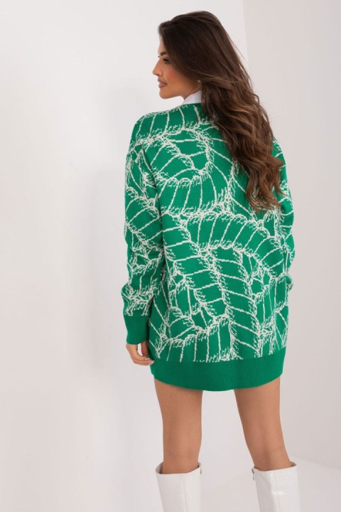 Sweter Damski Model BA-SW-2040.78 Green - Badu Badu Sweter Damski Model BA-SW-2040.78 Green - Badu Badu
