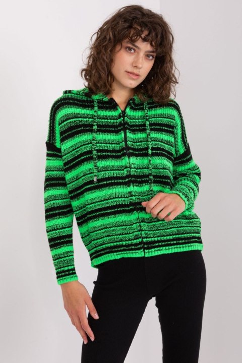 Sweter Damski Model BA-SW-8000.51P Black/Green - Badu Badu Sweter Damski Model BA-SW-8000.51P Black/Green - Badu Badu