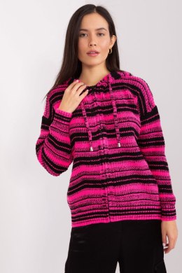 Sweter Damski Model BA-SW-8000.56P Black/Pink - Badu Badu