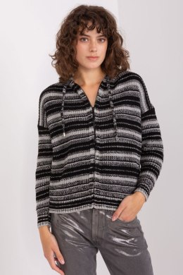 Sweter Damski Model BA-SW-8000.56P Grey/Black - Badu Badu
