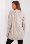 Sweter Damski Model BA-SW-8027.46P Beige - Badu Badu Sweter Damski Model BA-SW-8027.46P Beige - Badu Badu