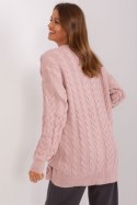 Sweter Damski Model BA-SW-8027.46P Light Pink - Badu Badu Sweter Damski Model BA-SW-8027.46P Light Pink - Badu Badu