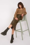 Sweter Damski Model BA-SW-8028.36P Camel - Badu Badu Sweter Damski Model BA-SW-8028.36P Camel - Badu Badu