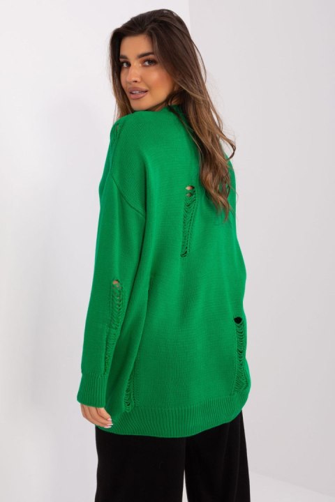 Sweter Damski Model BA-SW-8042-1.23 Green - Badu Badu Sweter Damski Model BA-SW-8042-1.23 Green - Badu Badu