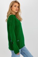 Sweter Damski Model BA-SW-8043.08X Dark Green - Badu Badu Sweter Damski Model BA-SW-8043.08X Dark Green - Badu Badu