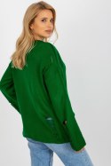 Sweter Damski Model BA-SW-8043.08X Dark Green - Badu Badu Sweter Damski Model BA-SW-8043.08X Dark Green - Badu Badu