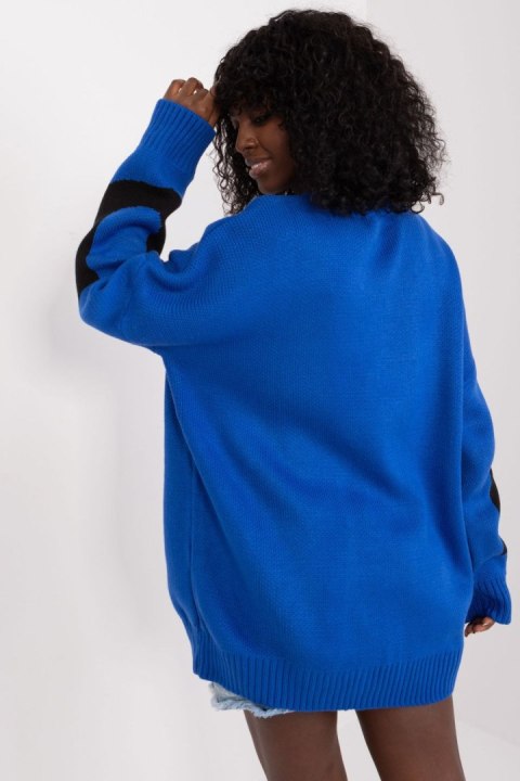 Sweter Damski Model BA-SW-8060.05P Cobalt - Badu Badu Sweter Damski Model BA-SW-8060.05P Cobalt - Badu Badu