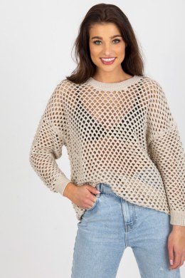 Sweter Damski Model BA-SW-9006.38P Beige - Badu Badu