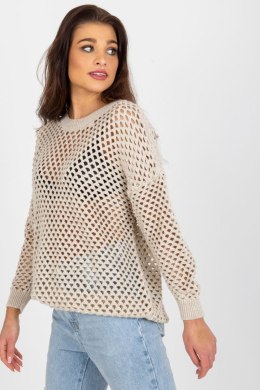 Sweter Damski Model BA-SW-9006.38P Beige - Badu Badu