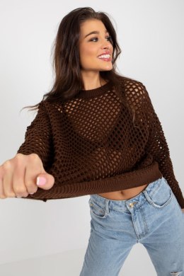 Sweter Damski Model BA-SW-9006.38P Brown - Badu Badu