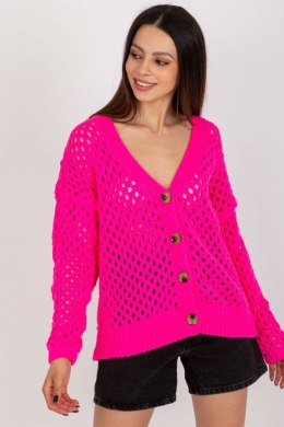 Sweter Damski Model BA-SW-9009.26P Fluo Pink - Badu Badu