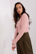 Sweter Damski Model PM-SW-PM1088.25 Light Pink - Factory Price Factory Price Sweter Damski Model PM-SW-PM1088.25 Light Pink - Factory Price Factory Price