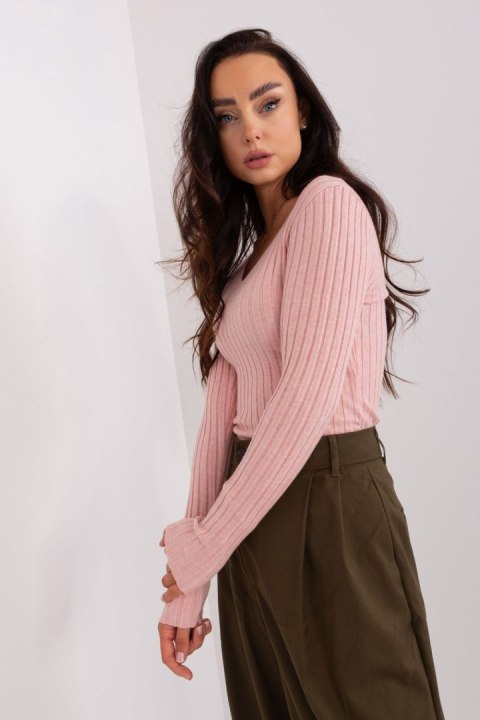 Sweter Damski Model PM-SW-PM1088.25 Light Pink - Factory Price Factory Price Sweter Damski Model PM-SW-PM1088.25 Light Pink - Factory Price Factory Price