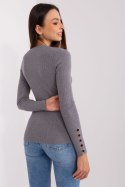 Sweter Damski Model PM-SW-PM685.39P Dark Grey - Factory Price Factory Price Sweter Damski Model PM-SW-PM685.39P Dark Grey - Factory Price Factory Price