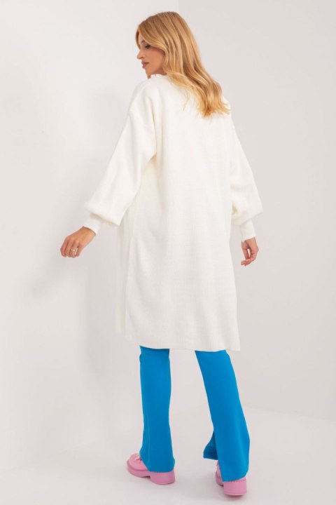 Sweter Kardigan Model BA-SW-1475.03 Ecru - Badu Badu Sweter Kardigan Model BA-SW-1475.03 Ecru - Badu Badu