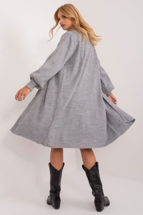 Sweter Kardigan Model BA-SW-1475.03 Grey - Badu Badu Sweter Kardigan Model BA-SW-1475.03 Grey - Badu Badu
