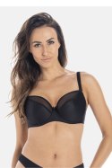 Biustonosz Soft Biustonosz Semi-Soft Model Half 2031 Black - Teyli Teyli Biustonosz Soft Biustonosz Semi-Soft Model Half 2031 Black - Teyli Teyli