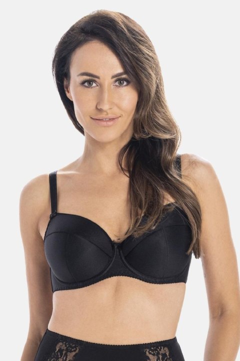 Biustonosz push up Biustonosz Usztywniany Model Rimma 2032 Black - Teyli Teyli Biustonosz push up Biustonosz Usztywniany Model Rimma 2032 Black - Teyli Teyli