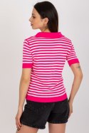 Bluzka Model BA-BZ-1439.68 Fluo Pink - Badu Badu Bluzka Model BA-BZ-1439.68 Fluo Pink - Badu Badu