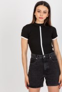 Bluzka Model BA-BZ-1456.72P Black - Badu Badu Bluzka Model BA-BZ-1456.72P Black - Badu Badu