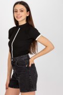 Bluzka Model BA-BZ-1456.72P Black - Badu Badu Bluzka Model BA-BZ-1456.72P Black - Badu Badu