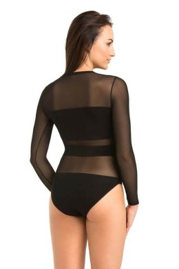 Body Model Stripy 2405 Black - Teyli Teyli