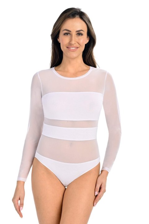 Body Model Stripy 2405 White - Teyli Teyli Body Model Stripy 2405 White - Teyli Teyli