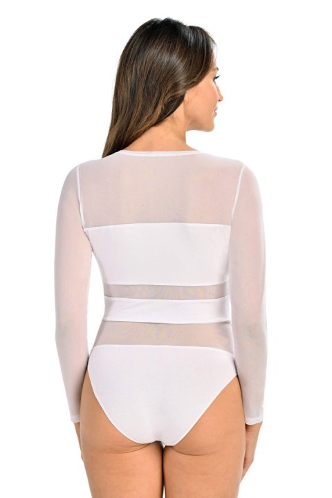 Body Model Stripy 2405 White - Teyli Teyli Body Model Stripy 2405 White - Teyli Teyli