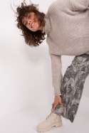 Golf Damski Model BA-SW-8049.41X Beige - Badu Badu Golf Damski Model BA-SW-8049.41X Beige - Badu Badu