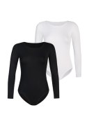 Komplet body Model 2404-2 Longy Black/White - Teyli Teyli Komplet body Model 2404-2 Longy Black/White - Teyli Teyli