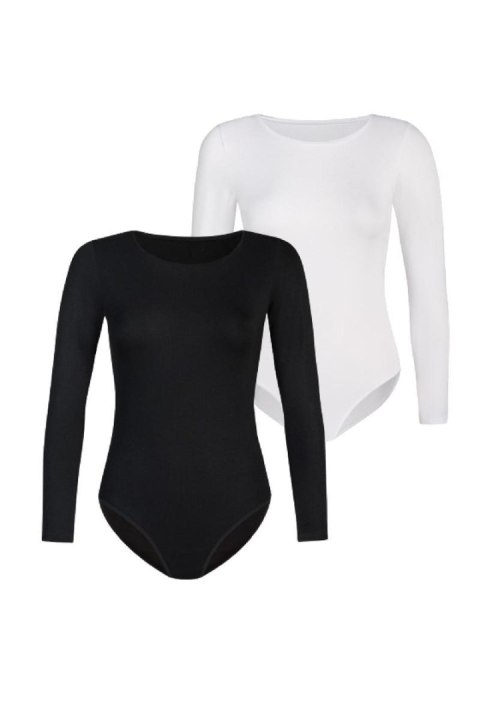 Komplet body Model 2404-2 Longy Black/White - Teyli Teyli Komplet body Model 2404-2 Longy Black/White - Teyli Teyli