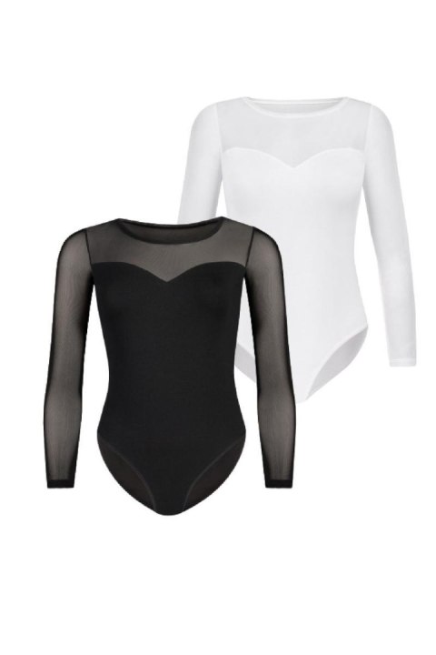 Komplet body Model Willow 2407-2 Black/White - Teyli Teyli Komplet body Model Willow 2407-2 Black/White - Teyli Teyli