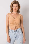 Koszulka Top Model CA-TP-1458.42P Camel - Calben Calben Koszulka Top Model CA-TP-1458.42P Camel - Calben Calben