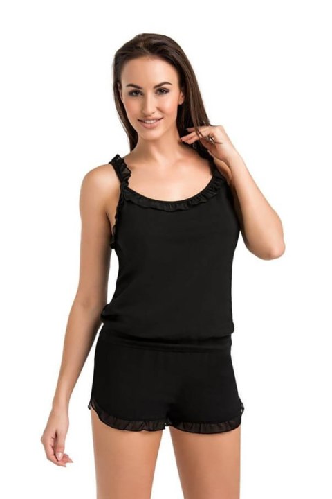 Koszulka nocna Koszulka do spania Model Sleepy 2709-1 Black - Teyli Teyli Koszulka nocna Koszulka do spania Model Sleepy 2709-1 Black - Teyli Teyli