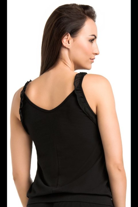 Koszulka nocna Koszulka do spania Model Sleepy 2709-1 Black - Teyli Teyli Koszulka nocna Koszulka do spania Model Sleepy 2709-1 Black - Teyli Teyli