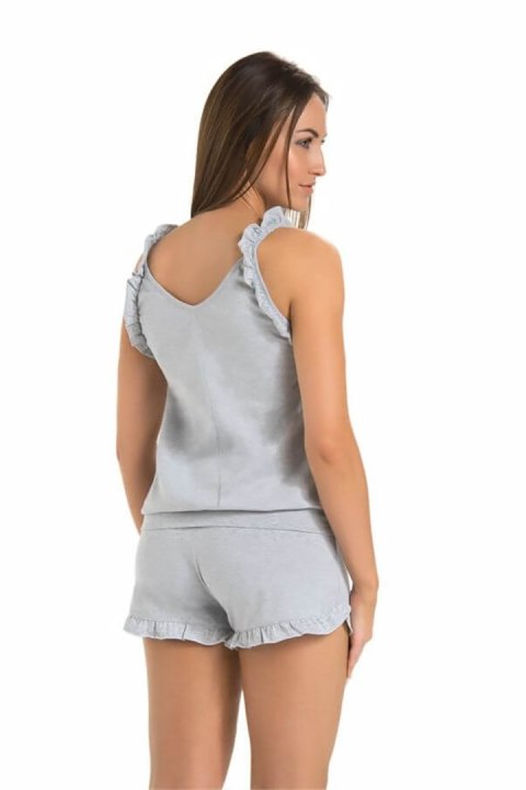 Piżama Damska Model Sleepy 2602-1 Grey - Teyli Teyli Piżama Damska Model Sleepy 2602-1 Grey - Teyli Teyli