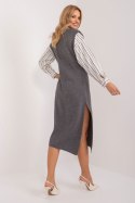 Sukienka Model BA-SK-6109.07 Dark Grey - Badu Badu Sukienka Model BA-SK-6109.07 Dark Grey - Badu Badu