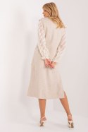 Sukienka Model BA-SK-6109.07 Light Beige - Badu Badu Sukienka Model BA-SK-6109.07 Light Beige - Badu Badu