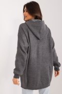 Sweter Damski Model BA-SW-0563.02 Dark Grey - Badu Badu Sweter Damski Model BA-SW-0563.02 Dark Grey - Badu Badu