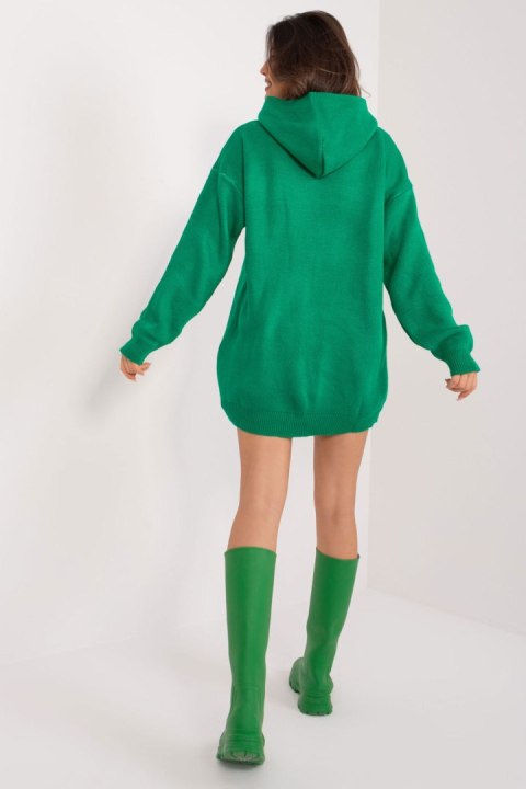 Sweter Damski Model BA-SW-0563.02 Green - Badu Badu Sweter Damski Model BA-SW-0563.02 Green - Badu Badu
