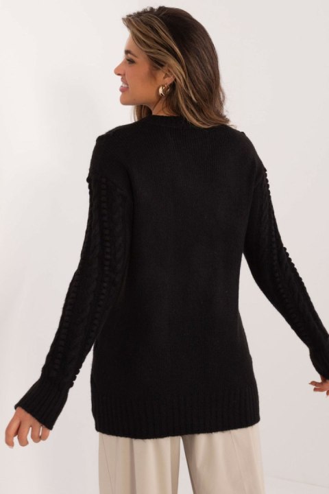 Sweter Damski Model BA-SW-0574.44 Black - Badu Badu Sweter Damski Model BA-SW-0574.44 Black - Badu Badu
