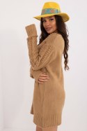 Sweter Damski Model BA-SW-0574.44 Camel - Badu Badu Sweter Damski Model BA-SW-0574.44 Camel - Badu Badu