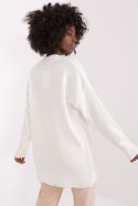 Sweter Damski Model BA-SW-0577.36X Ecru - Badu Badu Sweter Damski Model BA-SW-0577.36X Ecru - Badu Badu