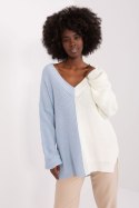 Sweter Damski Model BA-SW-0655.85P Ecru - Badu Badu Sweter Damski Model BA-SW-0655.85P Ecru - Badu Badu